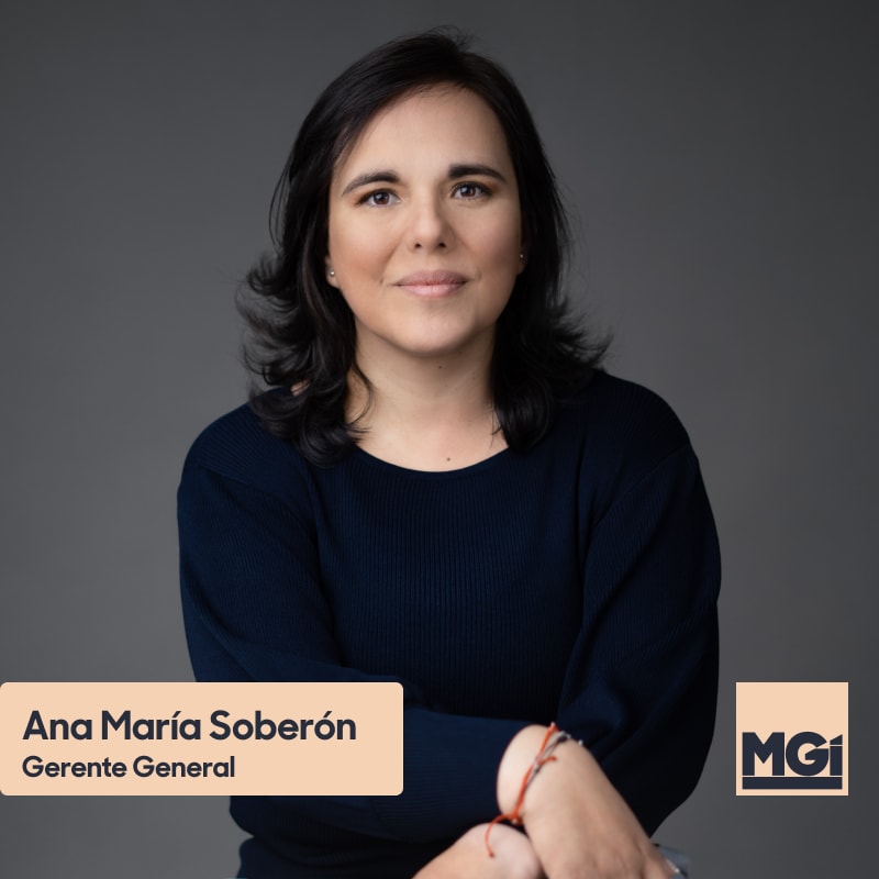 Foto de Ana María Soberón Gerente general MGi